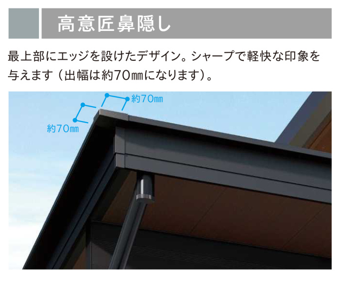 高意匠鼻隠し